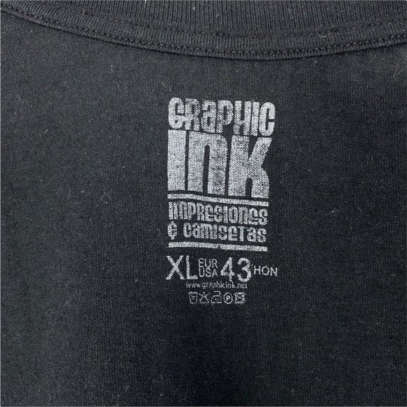 Graphic Ink Unisex Black Friends Chandler Bing Graphic T Shirt US XL - Picture 5 of 5